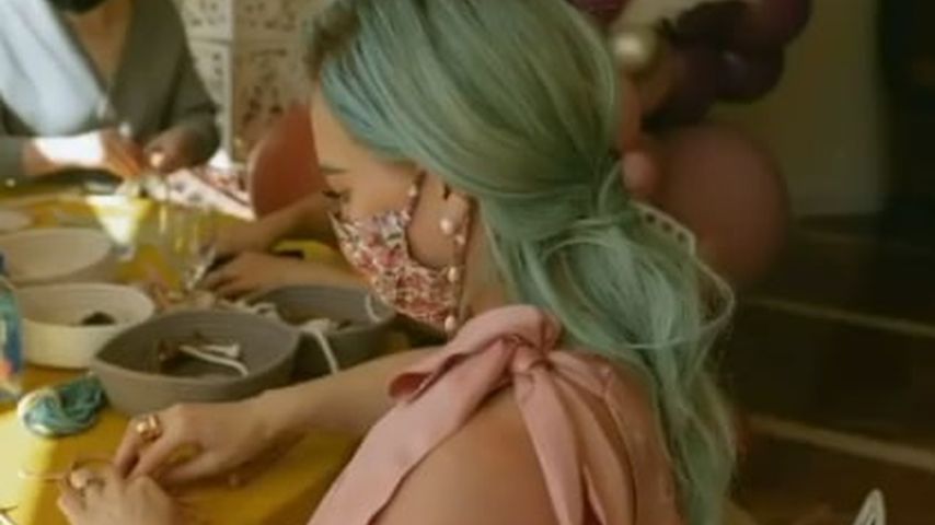 Hilary Duff bei ihrer Babyparty, 2021