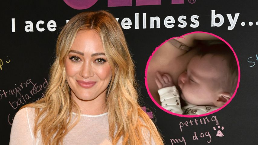 Vier Wochen alt: Hilary Duff kuschelt mit Tochter Townes!