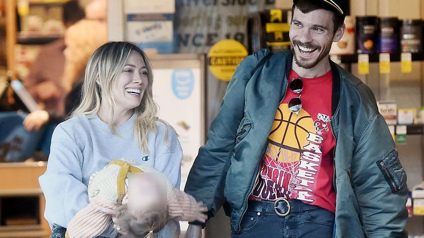 Tochter macht wilde Faxen: Hilary Duff trotzdem entspannt
