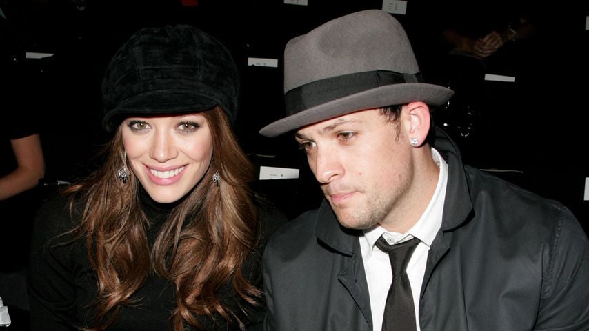 Hilary Duff mit Joel Madden bei der Fashion Week in New York