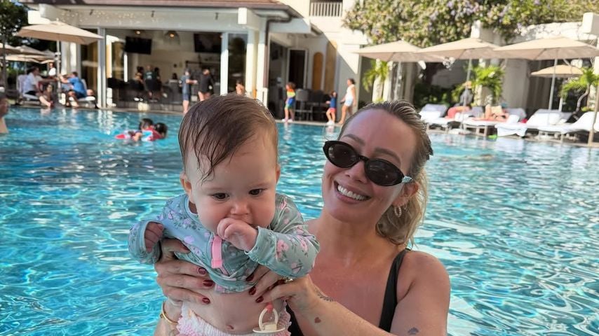 Hilary Duff mit ihrer Tochter Townes