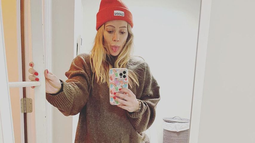 Hochschwangere Hilary Duff hat ein kleines Schuhproblem!