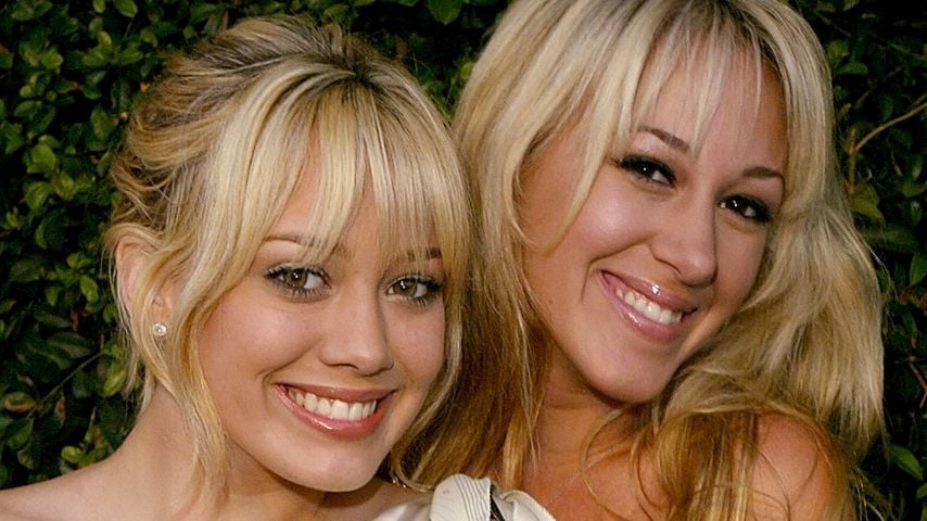 Hilary Duff und Haylie Duff bei der Eröffnung des Stella-McCartney-Stores in Beverly Hills, 28. September 2003