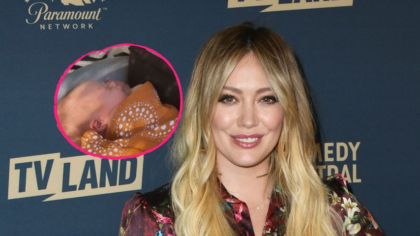 Kurz nach Geburt: Hilary Duff teilt süßes Mutter-Tochter-Pic