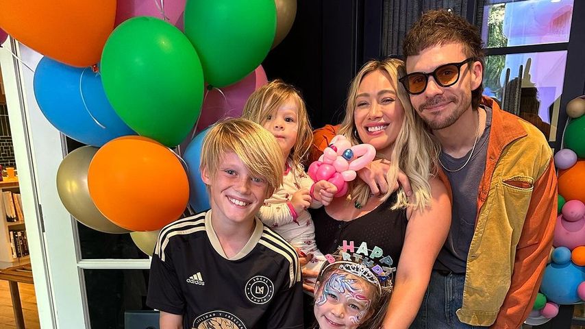 Hilary Duff und Matthew Koma mit ihren Kindern
