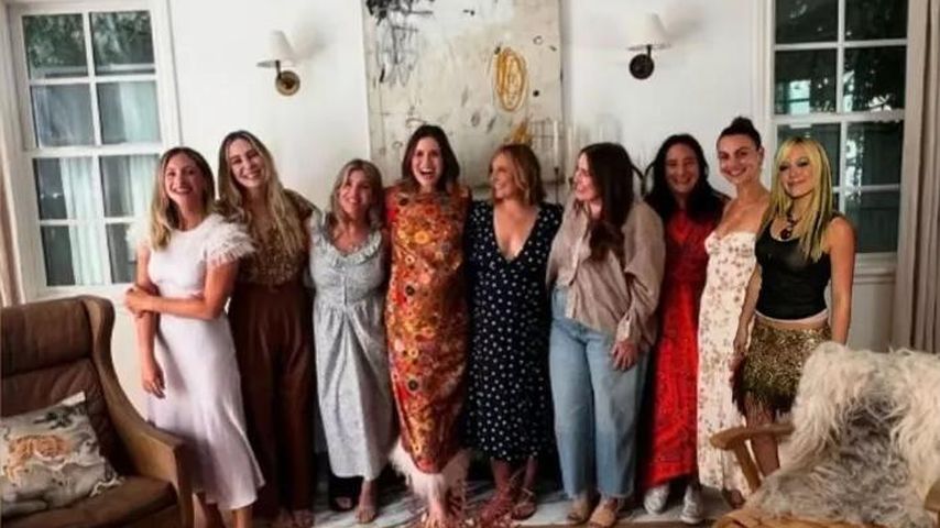 Baby-Party von Mandy Moore mit Hilary Duff (ganz rechts)