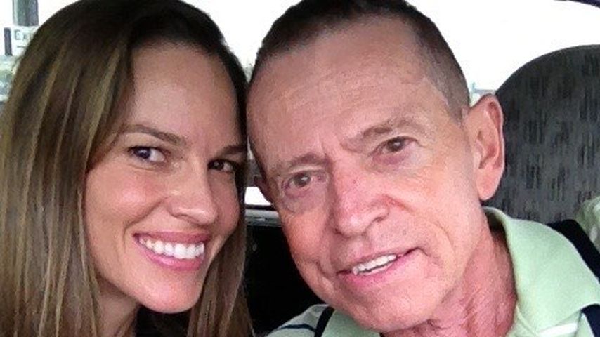 Hilary und ihr Vater Stephen Swank