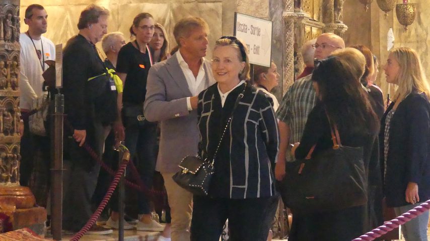 Hillary Clinton in Venedig