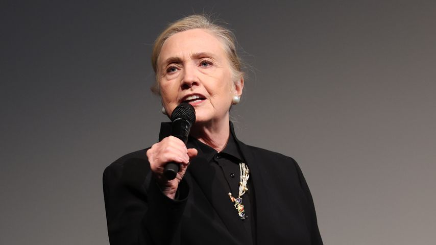 Hillary Clinton während einer Rede im Mai 2022