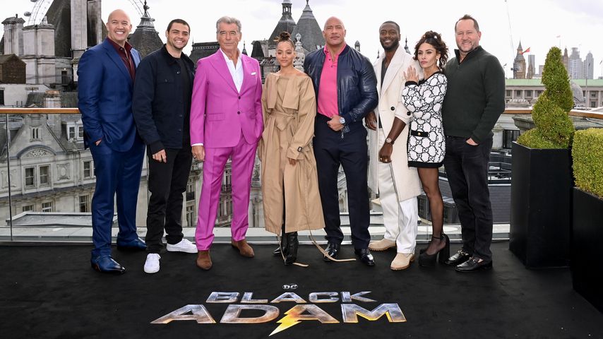 Der "Black Adam"-Cast, London 2022