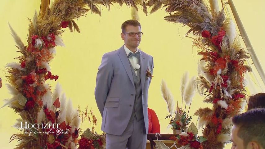 "Hochzeit auf den ersten Blick"-Kandidat Manuel bei seiner Hochzeit