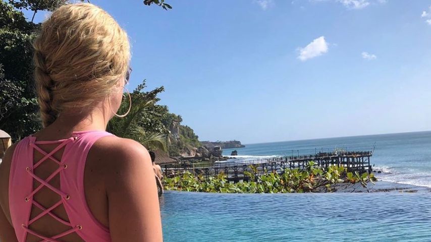 "Hochzeit auf den ersten Blick"-Kandidatin Cindy während der Flitterwochen auf Bali