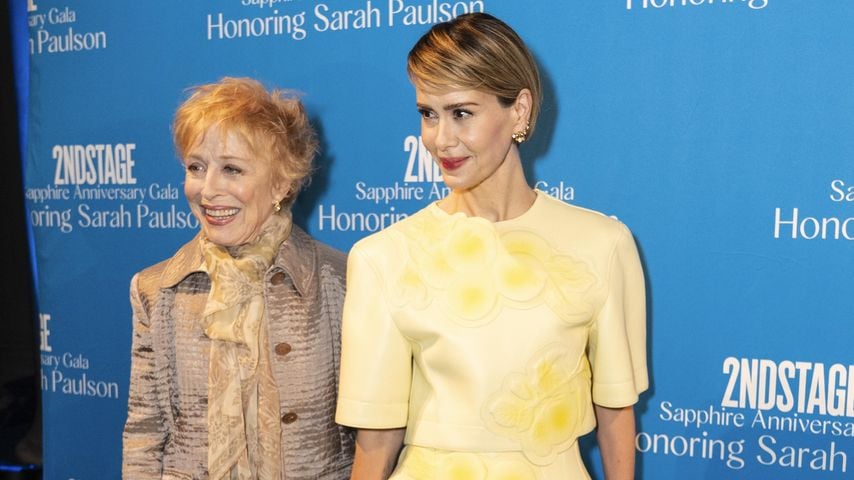 Holland Taylor und Sarah Paulson bei der Second-Stage-Theater-Gala im November 2023