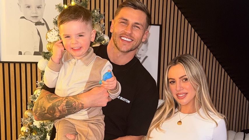 Holly Hagan, ihr Mann Jacob Blyth und Sohn Alpha-Jax, Dezember 2025