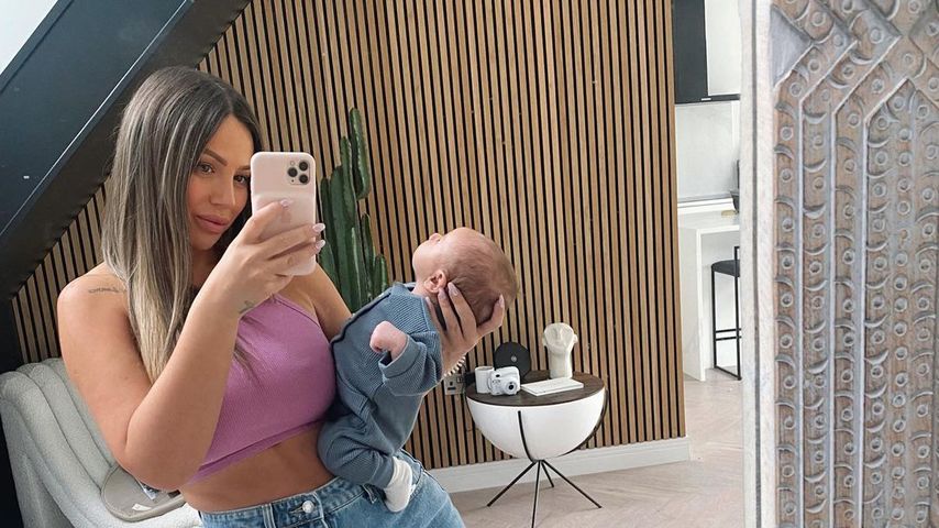 Kurz nach Geburt von Sohn Alpha: Holly Hagan sportelt wieder