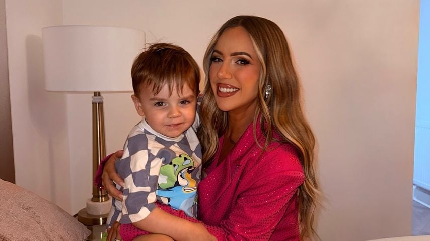 Holly Hagan mit ihrem Sohn Alpha-Jax, Oktober 2025