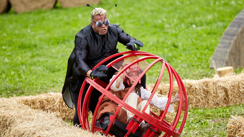 Hollywood Matze und Siria Campanozzi bei "Die Alm"