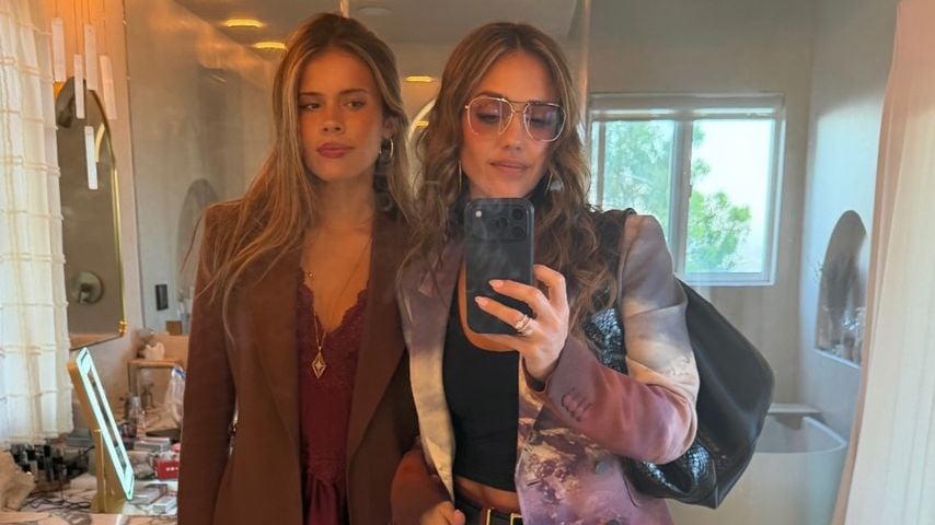 Süß: Jessica Alba und Tochter Honor posieren im Partnerlook