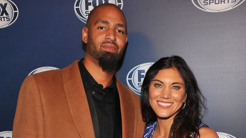 Hope Solo und ihr Mann Jerramy Stevens, März 2013