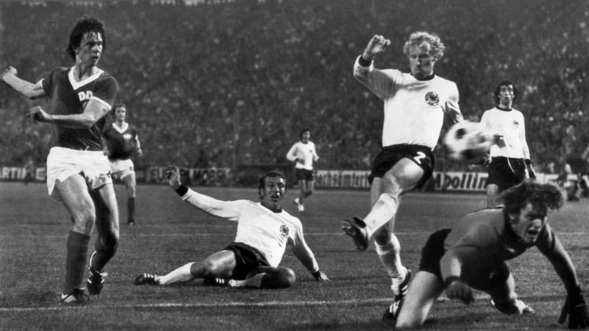 Horst-Dieter Höttges bei einem WM-Spiel 1974