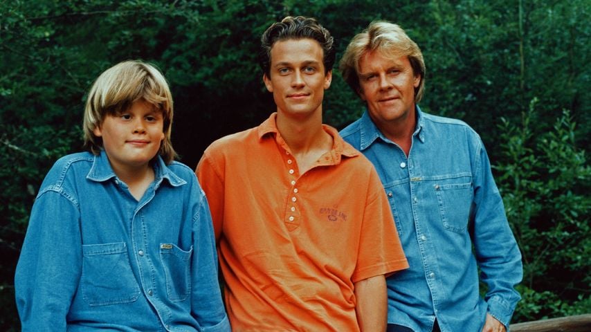 Howard Carpendale mit seinen Söhnen Wayne und Cass in den 1990er-Jahren