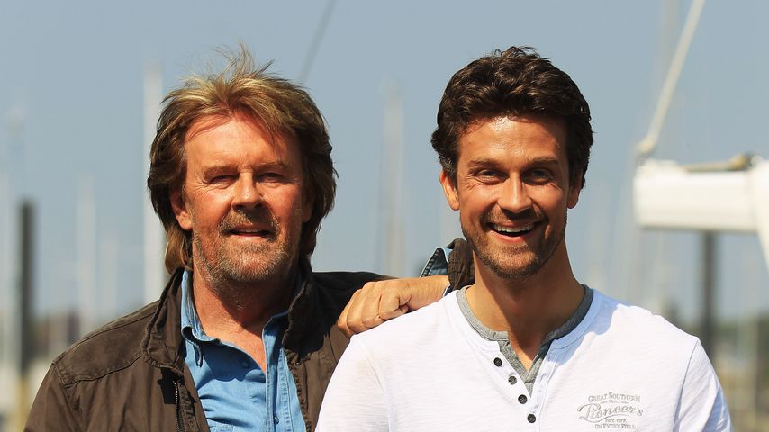 Howard und Wayne Carpendale am Set des Films "Lebe dein Leben"