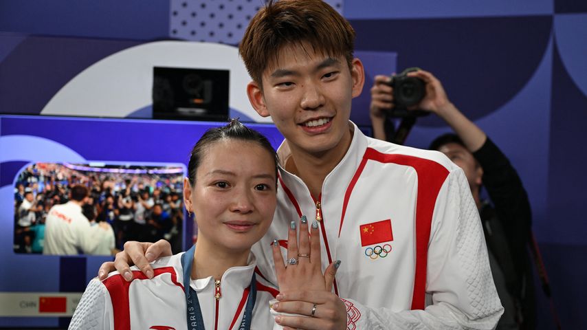 Huang Ya Qion und Liu Yu Chen bei den Olympischen Sommerspielen 2024