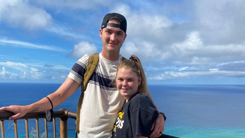 Hudson Lee Madsen und seine Frau Carlie im März 2021