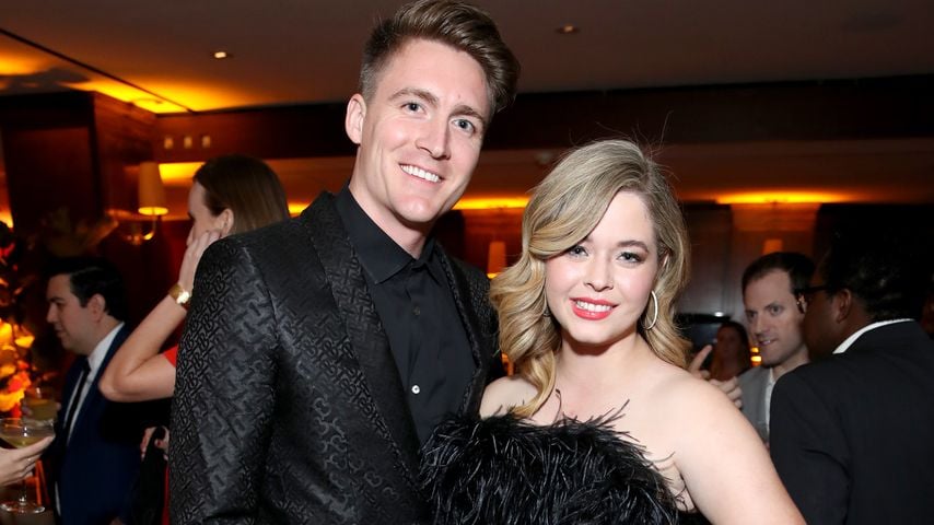 Hudson Sheaffer und Sasha Pieterse auf einer Pre-Emmy-Party in L.A. im September 2019
