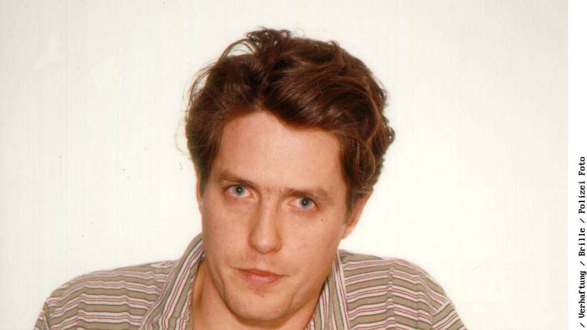 Polizeifoto von Hugh Grant