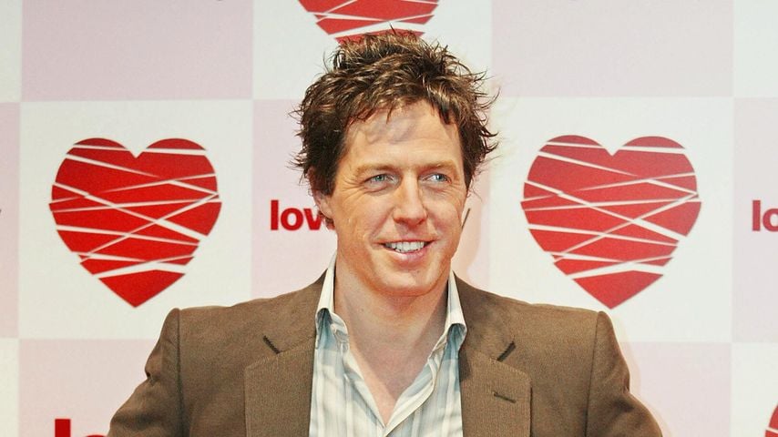 Hugh Grant auf der "Tatsächlich... Liebe"-Premiere in Tokio im Januar 2004