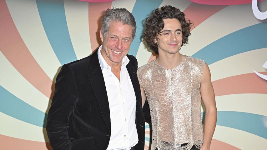Timothée Chalamant hielt Hugh Grant am "Wonka"-Set auf Trab!