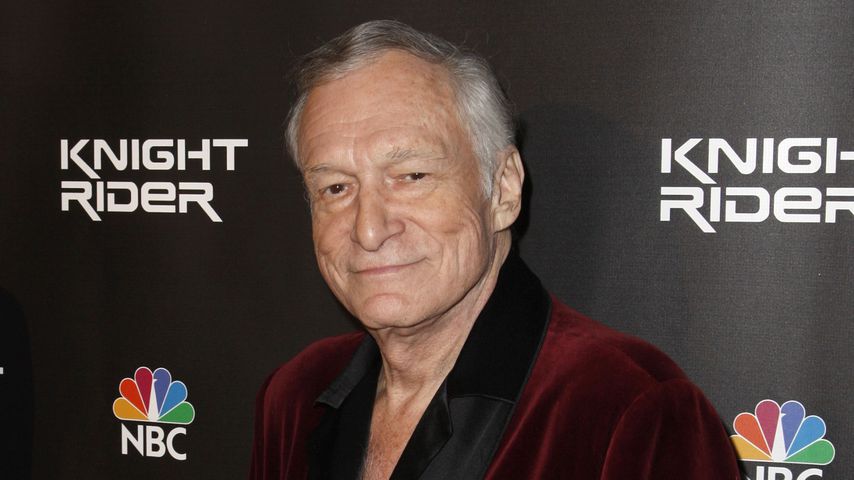Hugh Hefner im Februar 2008 in Los Angeles
