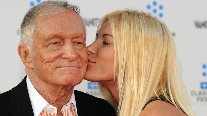 Hugh Hefner und Crystal Harris
