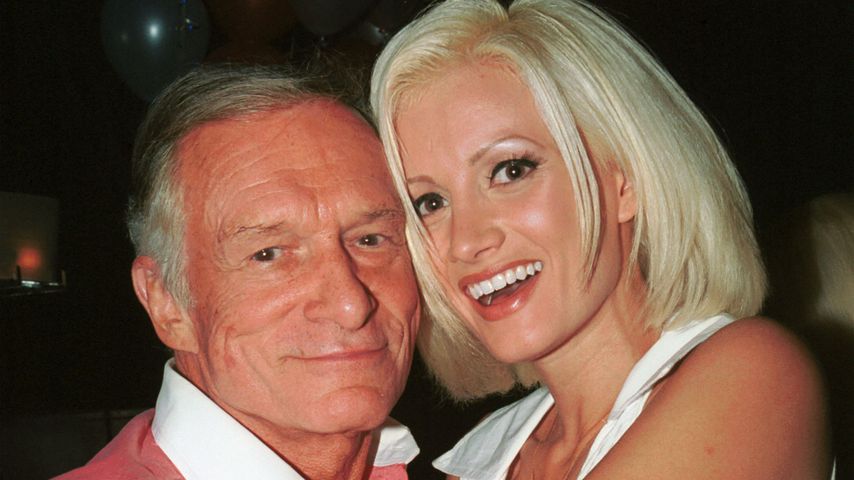 Hugh Hefner und Holly Madison im Jahr 2002
