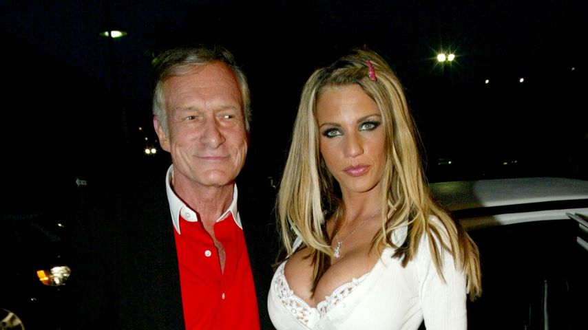 Hugh Hefner und Katie Price im Juli 2002
