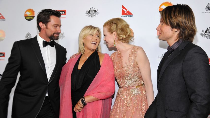 Hugh Jackman, Deborra-Lee Furness, Nicole Kidman und  Keith Urban, Januar 2013