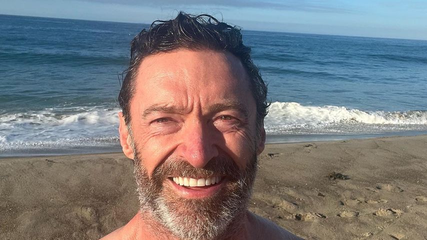 Tief eingetaucht: So cool startet Hugh Jackman ins neue Jahr