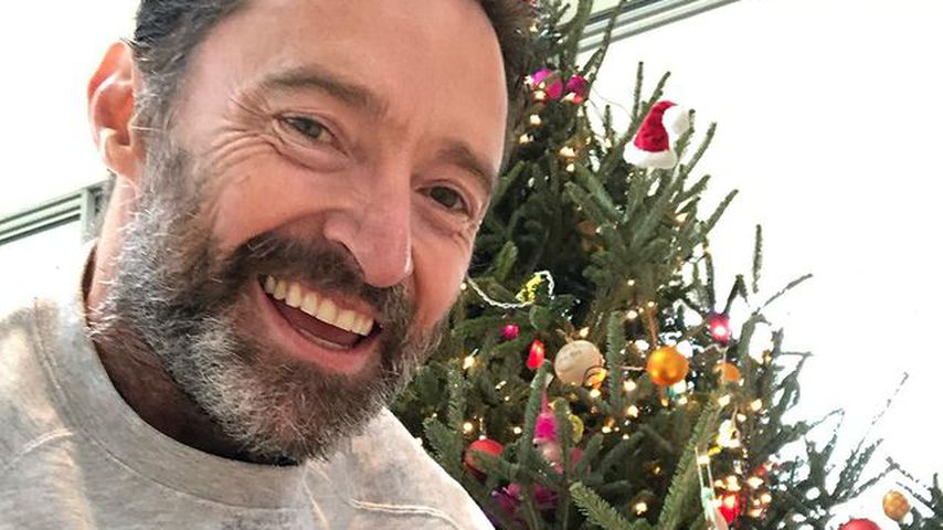 Hugh Jackman mit seinem Hund Dali