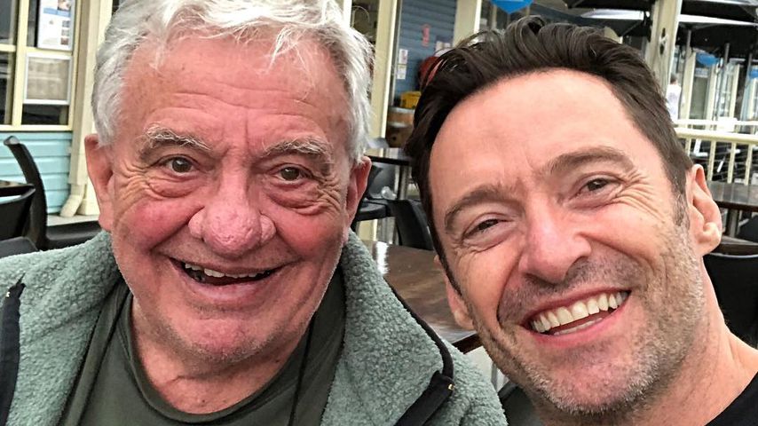 Hugh Jackman (r.) mit seinem Vater