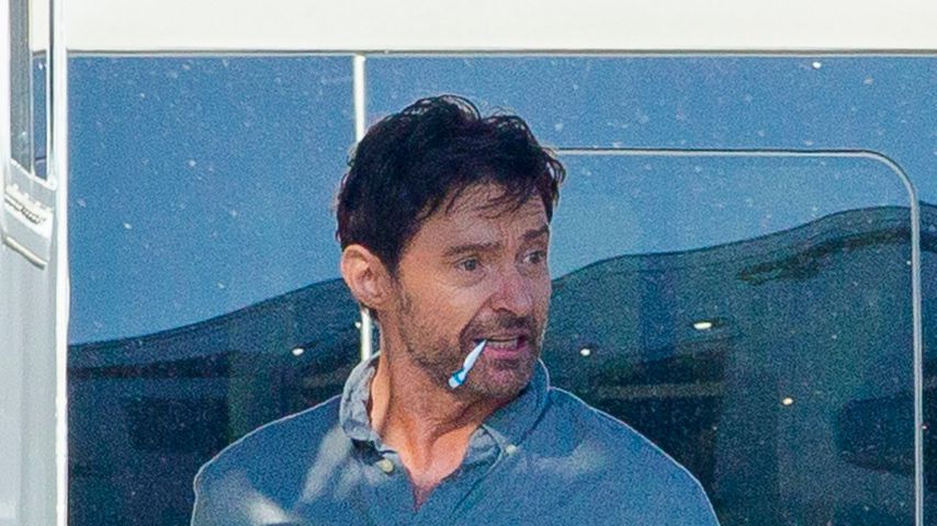 Schauspieler Hugh Jackman am Set von "Reminiscence" in Louisiana