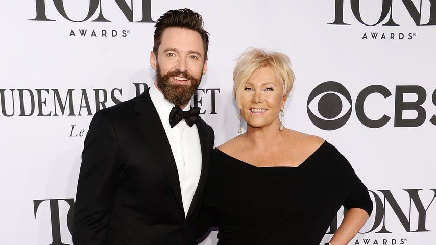 Hugh Jackman, Schauspieler, mit seiner Frau Deborra-Lee Furness