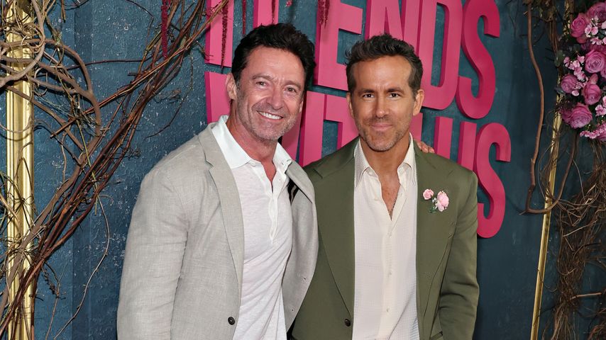 Hugh Jackman und Ryan Reynolds in New York im Oktober 2024