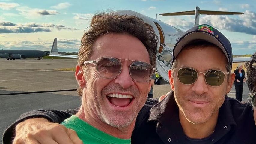 Hugh Jackman und Ryan Reynolds. Schauspielkollegen
