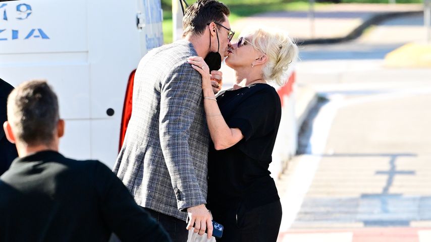 Hugh Jackman mit seiner Frau Deborra-Lee Furness in Venedig, 2022