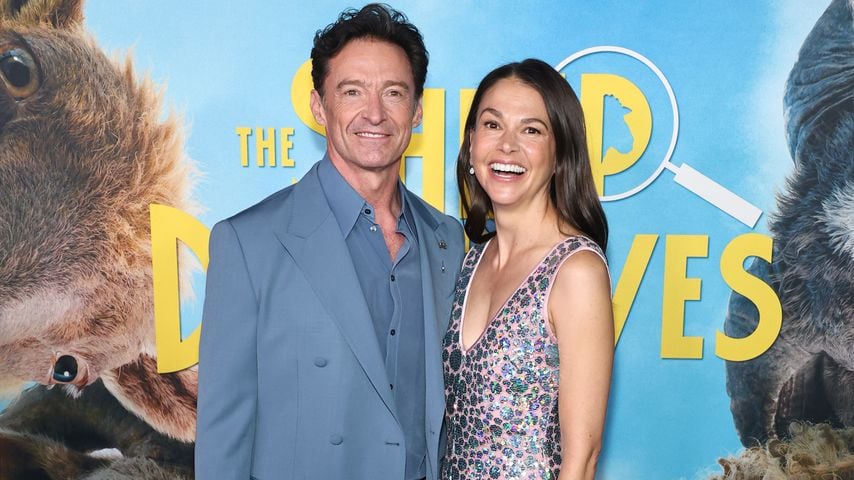 Hugh Jackman und Sutton Foster bei der Premiere von "The Sheep Detectives" in New York, April 2026