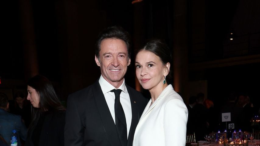 Bei den Gotham Awards in New York: Hugh Jackman und Sutton Foster im Cipriani Wall Street