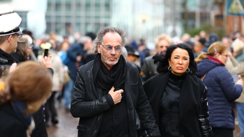 Hugo Egon Balder bei Jan Fedders Trauerfeier