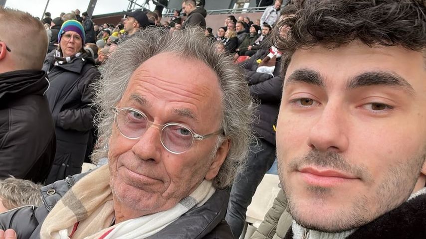 Hugo Egon Balder mit seinem Sohn Canel