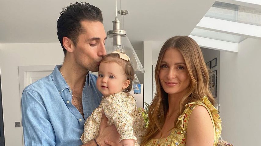 Hugo Taylor mit seiner Frau Millie Mackintosh und Töchterchen Sienna